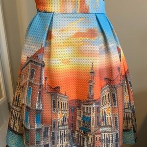 Chicwish Venice print skirt 🚣‍♂️
